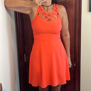 Orange Guess cocktail dress - size 4